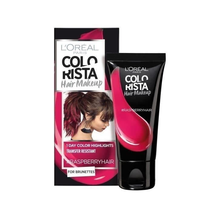 L Oreal Paris Colorista Maquillage Pour Cheveux Hair Makeup 13 30 Ml Rouge Framboise Cdiscount Au Quotidien