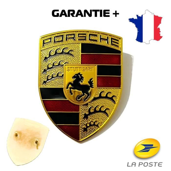 Emblème Insigne Logo Porsche jaune