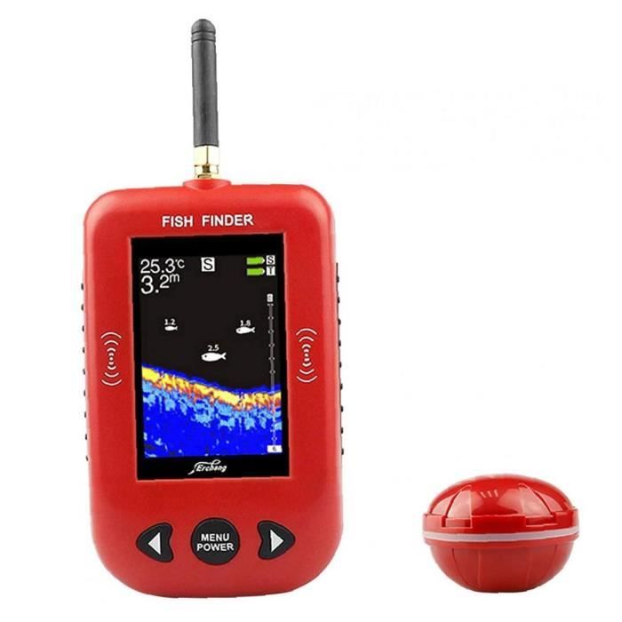 Détecteur De Poissons Portable Avec Sonde CHIRP - Écran 3,5 Pouces - Neuf