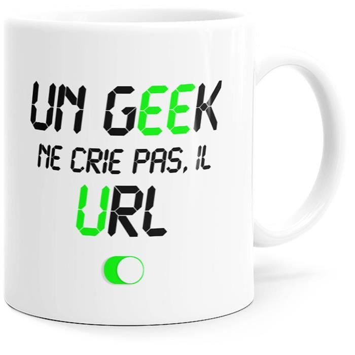 Mug Humour Geek URL Tasse Message drôle. Idée Cadeau Original Ami