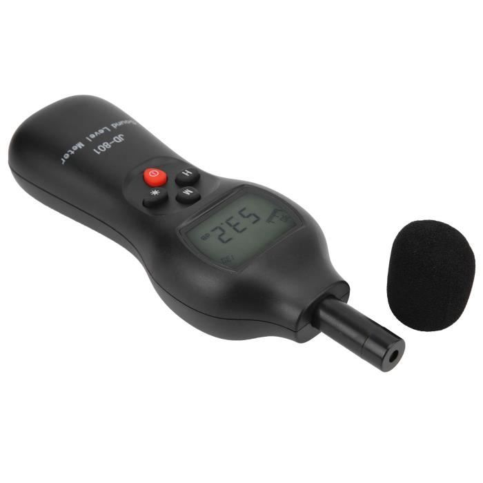 Sonomètre Numérique Portable VIVIWI - Mesure Bruit 30-130 DB, Enregistreur 43000 Données, Rechargeable USB