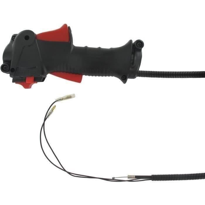 Poignée complète adaptable pour débroussailleuse, s'adapte sur un tube de transmission avec un Ø: de