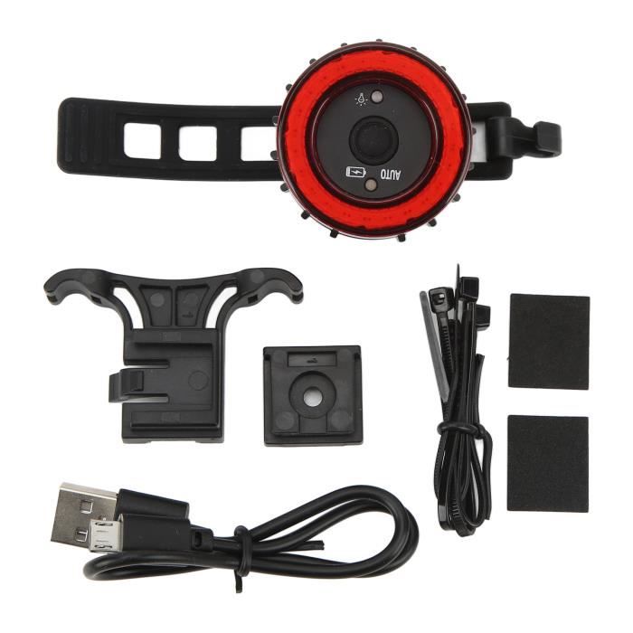 Feu Arrière Vélo Avec Clignotants - Rechargeable USB, étanche IPX6 - Pour Vélo, Trottinette électrique, Casque - Télécommande Incluse
