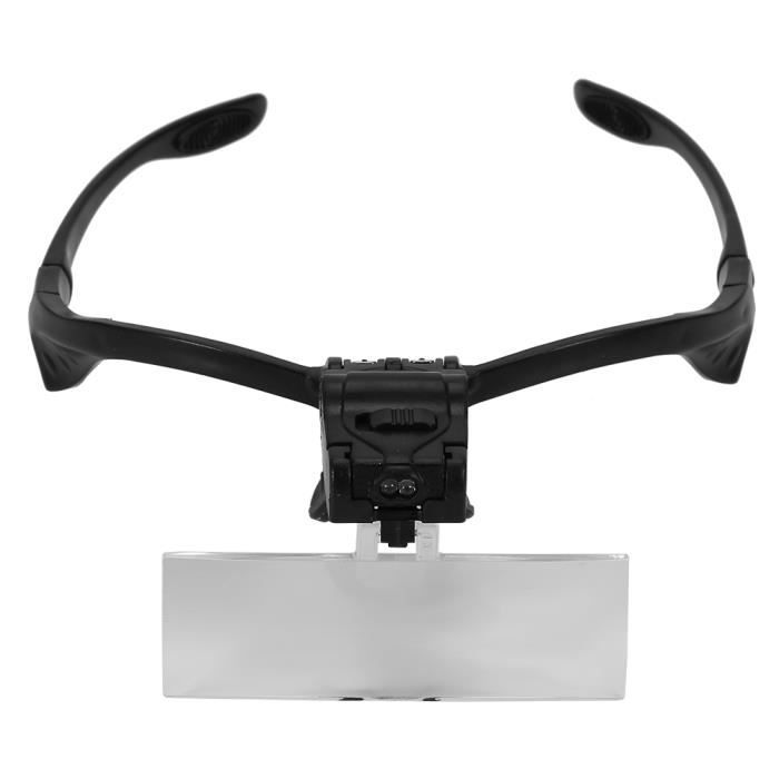 Garosa Loupe serretête Tête de LED illuminée loupe grossissante