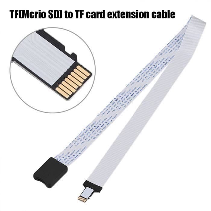 Gadpiparty – Câble D'extension Pour Carte Mémoire SD / Micro SD – 62 Cm – Compatible GPS Voiture, DVR, DVD Et équipements Machines équipement Machine Affichage LED Gadpiparty – Câble D'extension Pour Carte Mémoire SD / Micro SD – 62 Cm – Compatible GPS Voiture, DVR, DVD Et équipements Machines équipement Machine Affichage LED