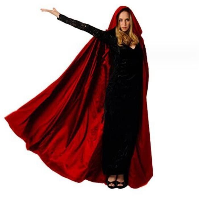 Cape Noire Cape Super Heros Enfant Capes D'Halloween,Vampire Capes Cape U00c0 Capuche Adulte Unisexe Cosplay Costume Halloween Carnaval Cape Halloween Vampire