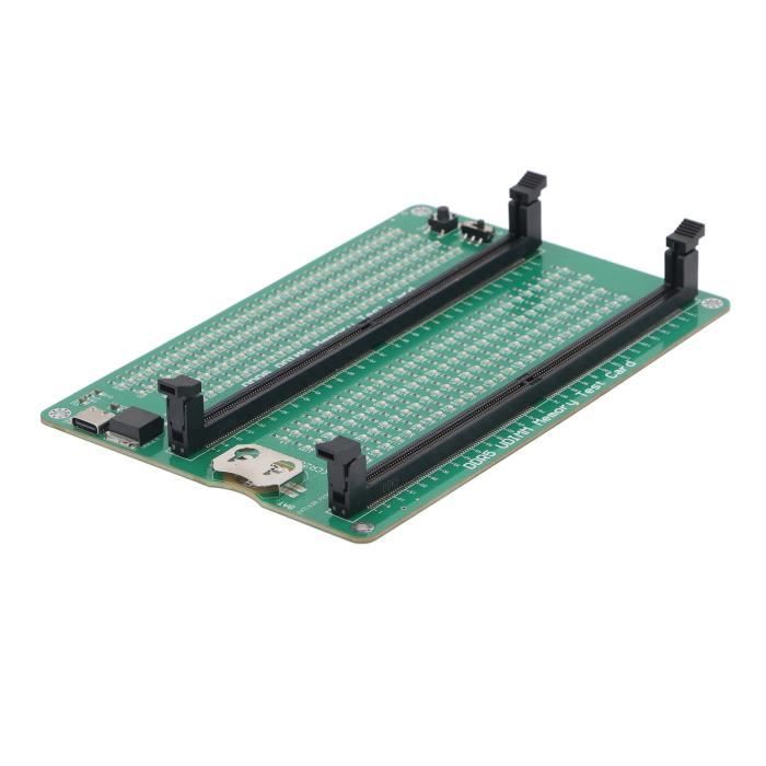 Carte Adaptateur De Test Pour Mémoire RAM SO-DIMM DDR4/DDR5 – Avec LED, Pour Ordinateur Portable