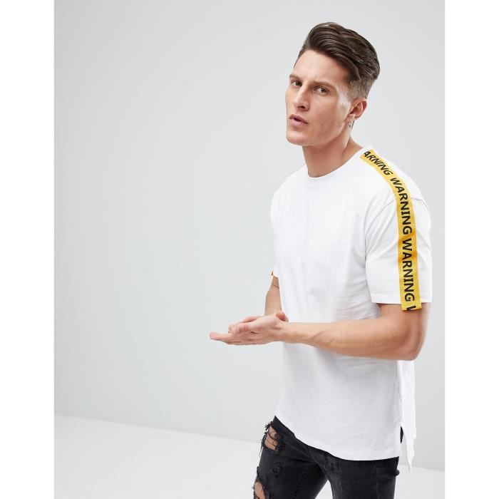 T shirt asymétrique homme Clearance