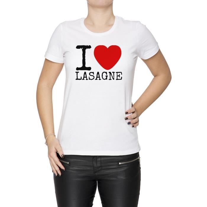 I love coeur lasagne femmes t-shirt