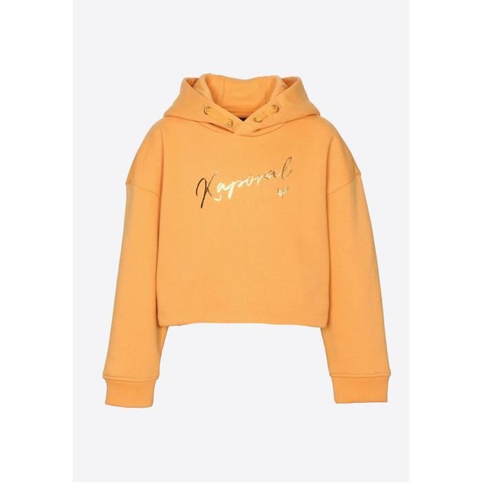 KAPORAL Sweat fille KELLY Jaune Cdiscount Pret a Porter