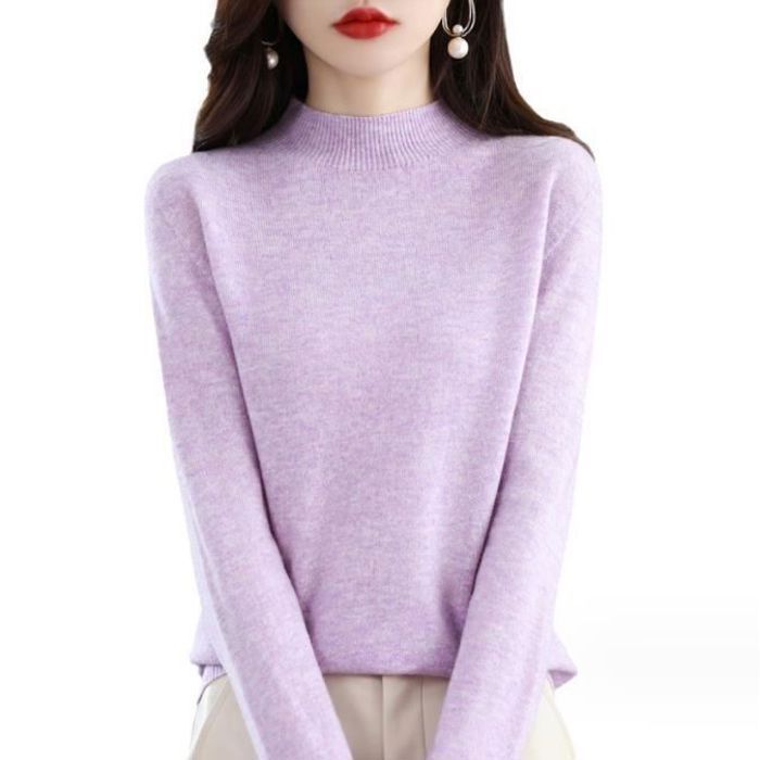 Pull cachemire best sale violet femme
