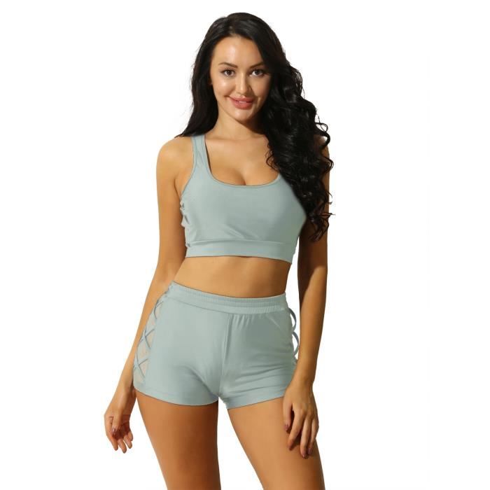 Crop top maillot de bain outlet