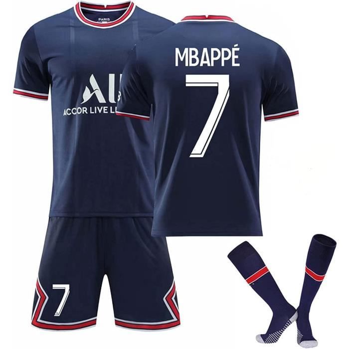 3Pcs Enfant Gar on Football Maillot Ensemble de T Shirt Maillot de