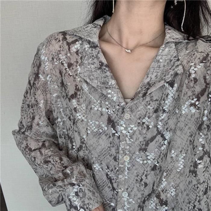 Chemisier à Paillettes Grace Karin - Col En V Manches Courtes - Haut Vintage Pour Soirée - 90% Polyester 10% Élasthanne