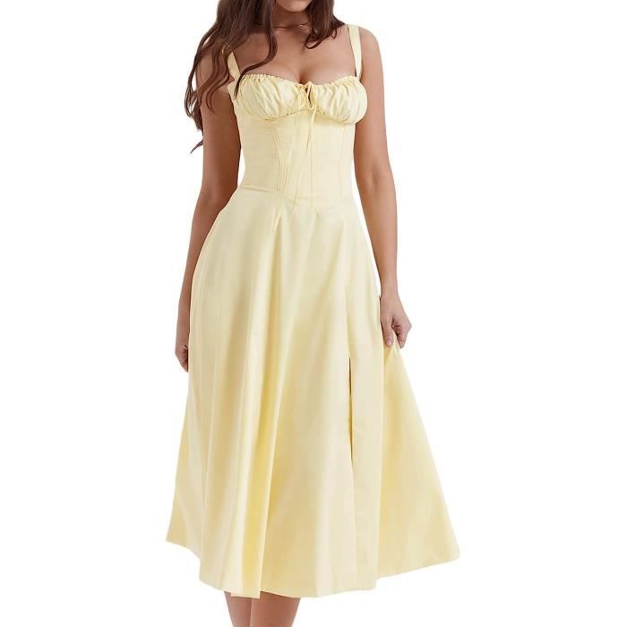 Robe Boheme Chic Robe Maxi De Soirée Sans Bretelles À Imprimé Floral