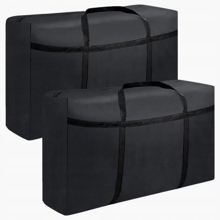 Grand Sac Rangement Couettes – Boîte Transparente Avec Zip, Idéale Pour Vêtements, Linge De Lit, Oreillers