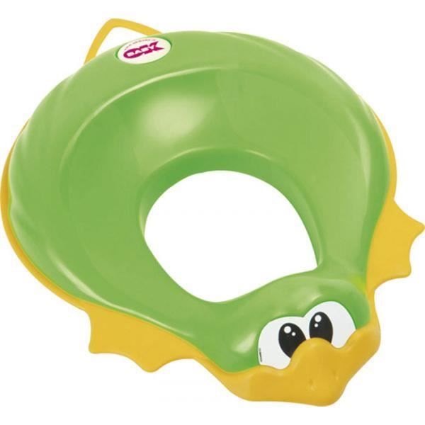 OKBABY Ducka R/éducteur de Toilette pour Enfants avec des Bords Antid/érapants Orange
