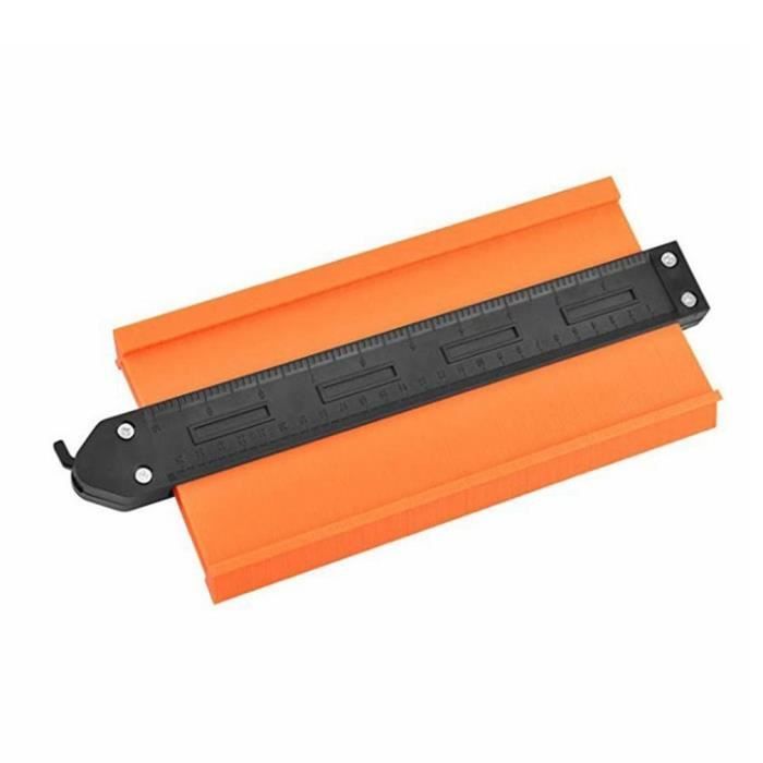 Jauge de contour profil en plastique 25cm Jauge de profil/é pour pr/écision Mesure de tra/çage de forme