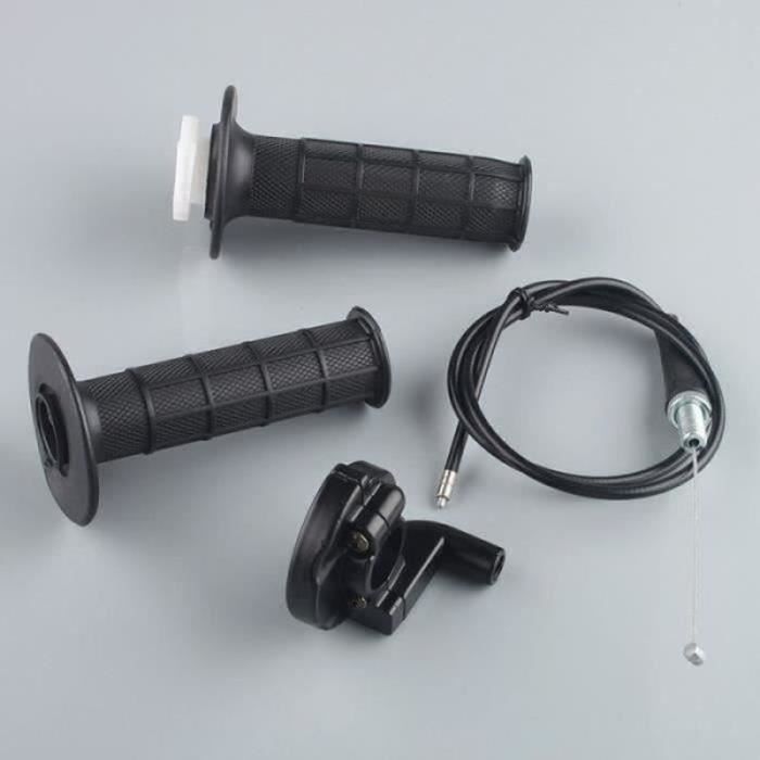 Garosa kit de poignée de câble d'accélérateur torsadé 2 Pièces Poignée