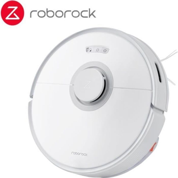 Roborock Q7max Blanc Robot Aspirateur laveur 2 en 1 Version améliorée