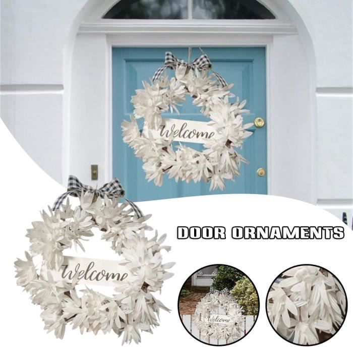 Tbest Couronne de fleurs Guirlande de fleurs artificielles Simulation