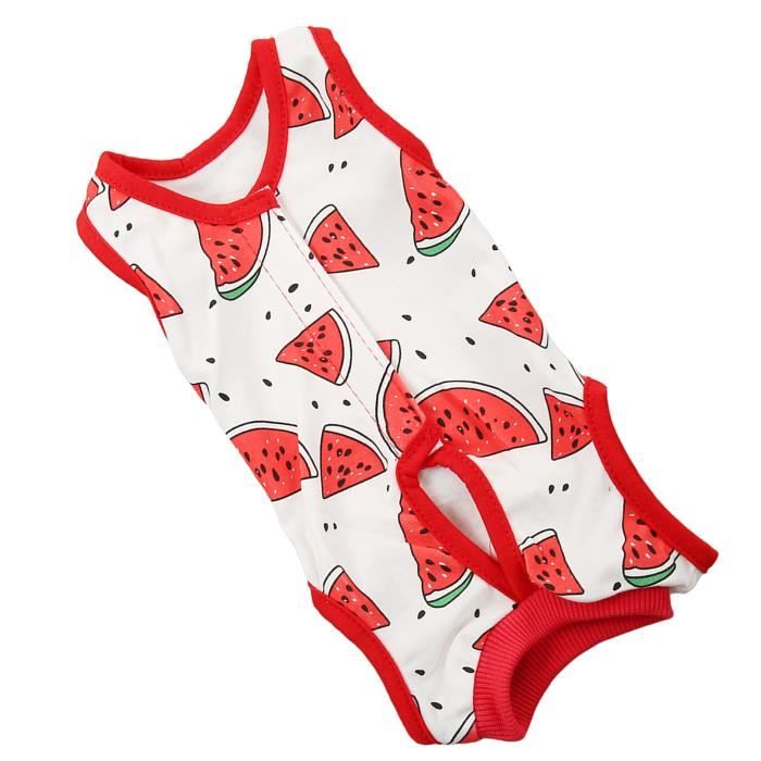 Comparer les prix de Combinaison de récupération pour chat - SALUTUYA - Rouge - Anti-léchage - Tissu doux - Taille moyenne