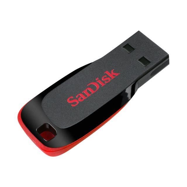 Clés USB 64 Go - Lot De 2, USB 2.0, Rotatives | Noir Et Bleu, LED, Compatible PC/Mac