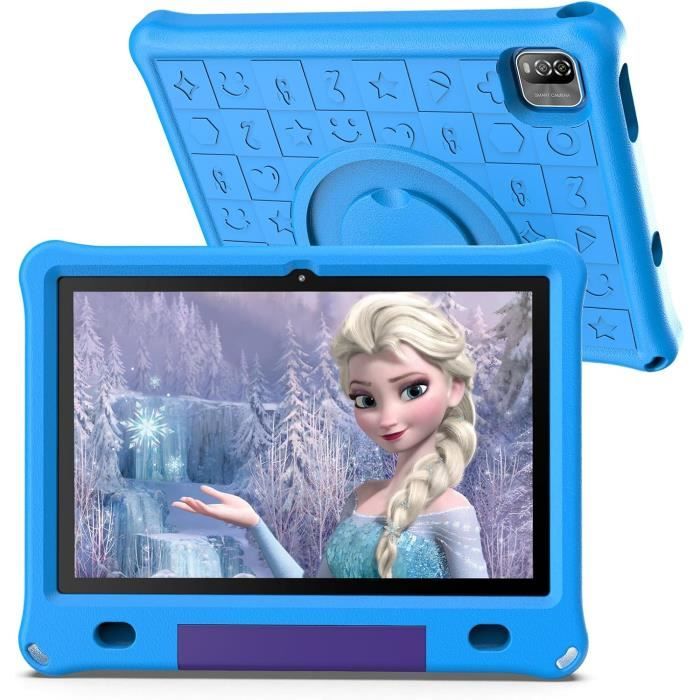Tablette Android 12 De 10 Pouces Pour Enfants, 3 Go + 64 Go, Grand Écran Ips Hd, Logiciel Pour