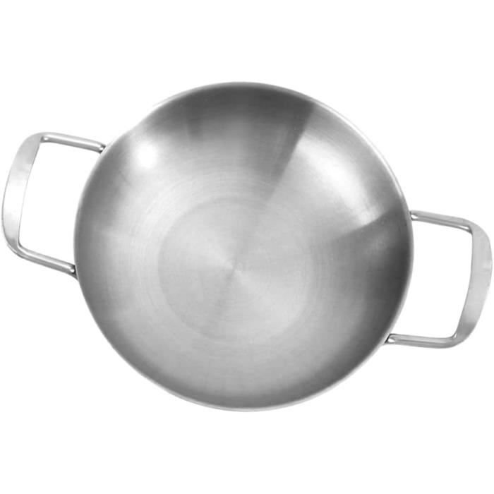 Mini Poêle à Paella Olympia – Acier Inoxydable – Diamètre 15 Cm – Parfaite Pour Petites Portions