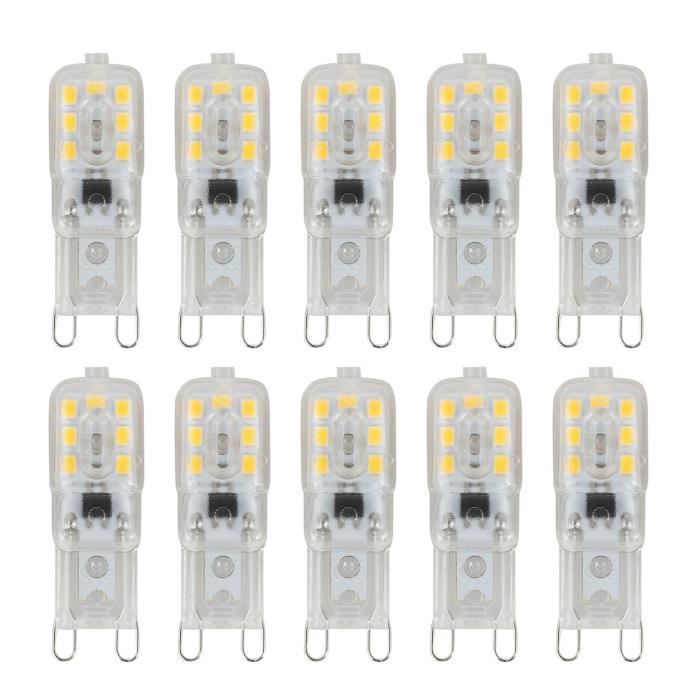 10 X G9 5W Ampoule Capsule À LED Gradable Pour Remplacer Les Lampes