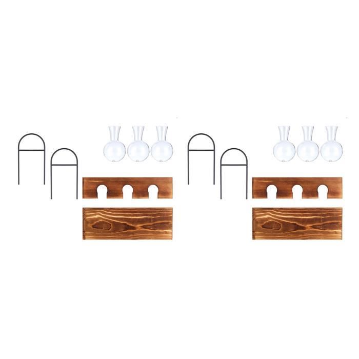 Station De Propagation Plantes THYGIFTREE - Support Bois Et Bulbe Verre Pour Hydroponie