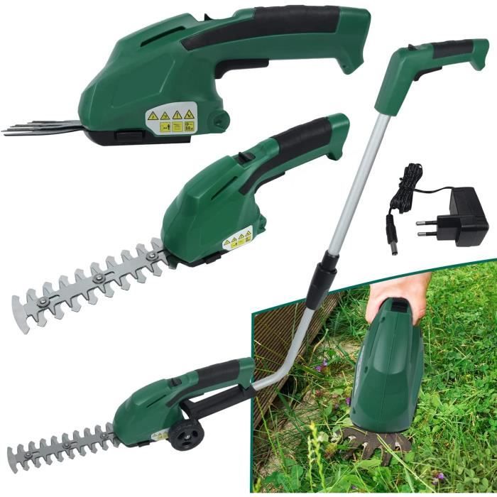 ACXIN Cisailles à gazon avec batterie 7,2 V 1500 mAh – Taille-haie ACXIN Cisailles à gazon avec batterie 7,2 V 1500 mAh – Taille-haie