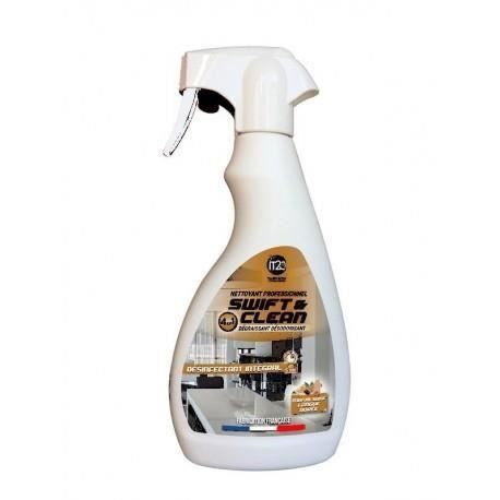 Spray nettoyant professionnel SWIFT&CLEAN Désinfectant intégral Virucide Fongicide Bactéricide