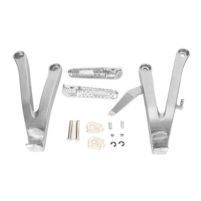 Grcfumo Repose-pieds avant de moto en alliage d'aluminium antidérapant pour MV AGUSTA Brutale 800 RR RR SCS ROSSO (rouge