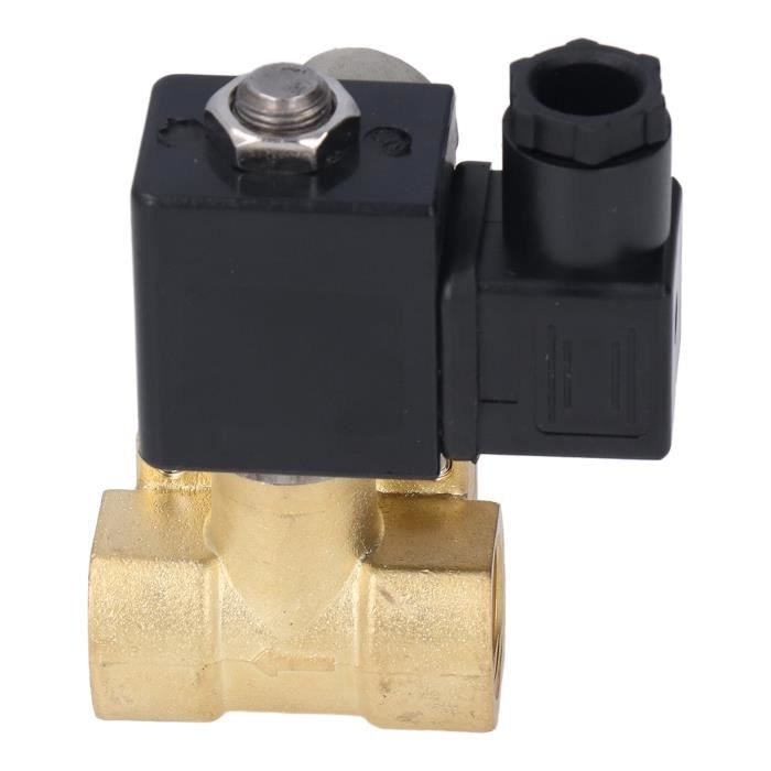 Électrovanne G3/4 2 Voies Laiton N/C Fermée Au Repos AC - Électrovanne Électrique FCD-180B Pour Eau