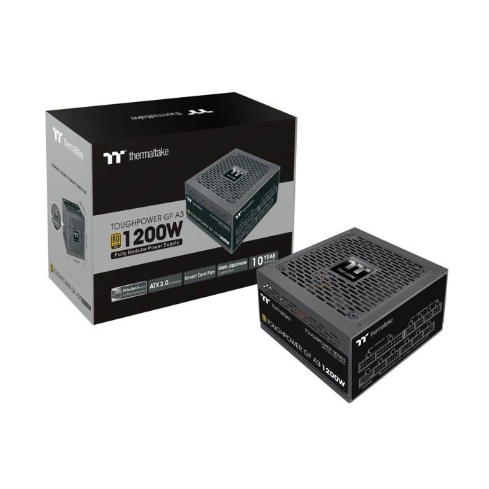 Thermaltake TOUGHPOWER GF A3 unité d'alimentation d'énergie 1200 W 24-pin ATX ATX Or - vue 2