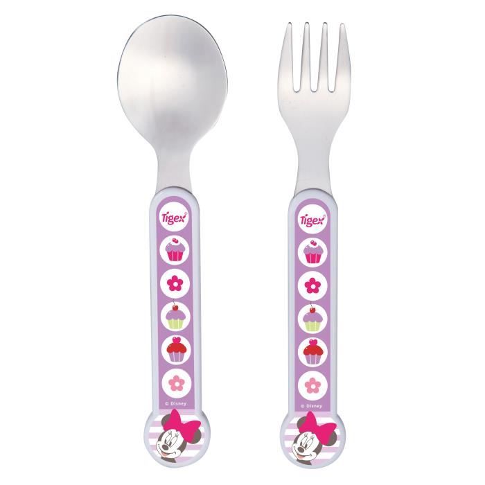 Set De 2 Couverts Enfants PJ Masks - 13 Cm - Plastique - Idéal Goûter, Pique-nique, Voyage - 2