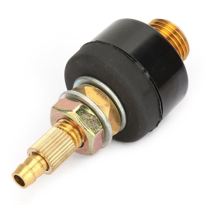 Adaptateur Gaz Allemand Français Adaptateur Gaz G1/2 Femelle Droite X G1/4 Mâle Gauche - Pour Équipement Allemand, Filetage LH Adaptateur Butane Propane