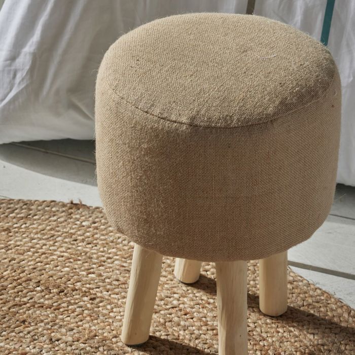 Tabouret Jute INDIES - FACTORY - Beige TU Tabouret Jute INDIES - FACTORY - Beige TU