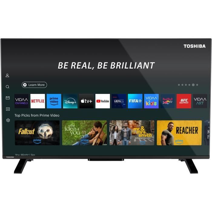 Toshiba 40QV2F63DG TV QLED 40'' 100 cm FHD 1920x1080 DTS Virtual:X Smart TV 2xHDMI