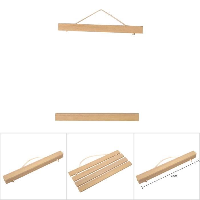 Porte-affiches En Bois – L'art En Vogue – Longueur 39 Cm – Bon état