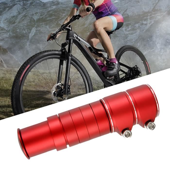 Potence De Guidon Surélevée Pour Vélo Enfant - Noir, Réglable, Pour VTT Et Vélo Route - Montage Facile