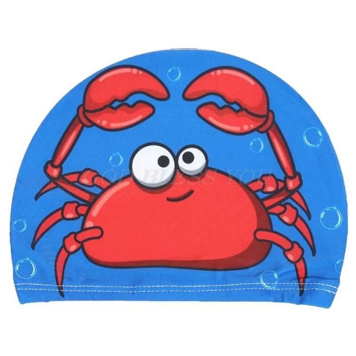 Lot De 5 Bonnets De Bain Imprimés Pour Enfants – Polyester, élastiques, étanches, 22x15 Cm, Rose, Design Dessins Animés