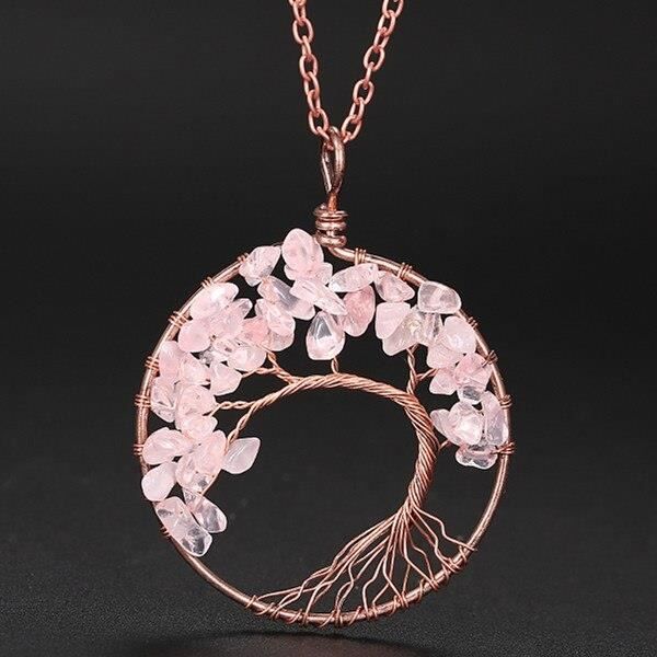 Collier Pierres Naturelles - Hématite & Pierre De Lave | Bijou Chakra Cadeau Homme Femme
