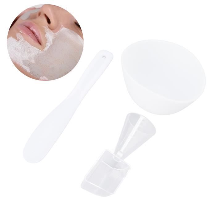 5 Ensembles Bols Et Cuillères En Verre Pour Masque Facial DIY | Bols Transparents De Mélange Soin Peau | Kit Beauté à La Maison - 3