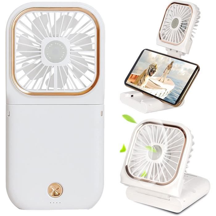 Ventilateur Portable - Mini Ventilateur - USB - 3 Vitesses - Pliable - Silencieux - Zgeer