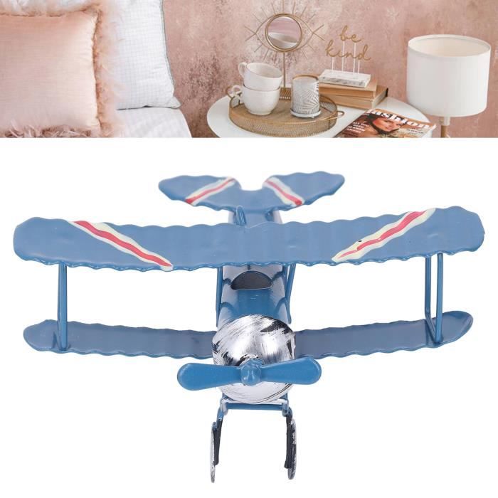 ZIU modèle de biplan de fer Modèle d'avion vintage biplan d'avion en