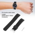VINGVO accessoire de montre 20mm bracelet de montre en silicone boucle ardillon accessoire de pièce de rechange pour bracelet de-1