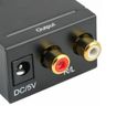 Convertisseur Numérique-Analogique Audio Adaptateur DAC Toslink Coaxial Optique vers RCA L/R Audio Stéréo Xbox PS4 Home Cinéma-1