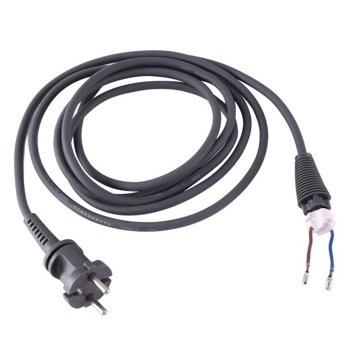 Câble D'alimentation 1.8m Prise UK Angle Droit - Connecteur Figure 8 (C7) Pour TV, Console, Etc.